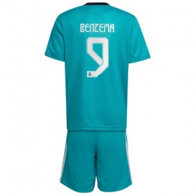 Camisetas Real Madrid Karim Benzema 9 Niños Tercera Equipacion 2021/2022